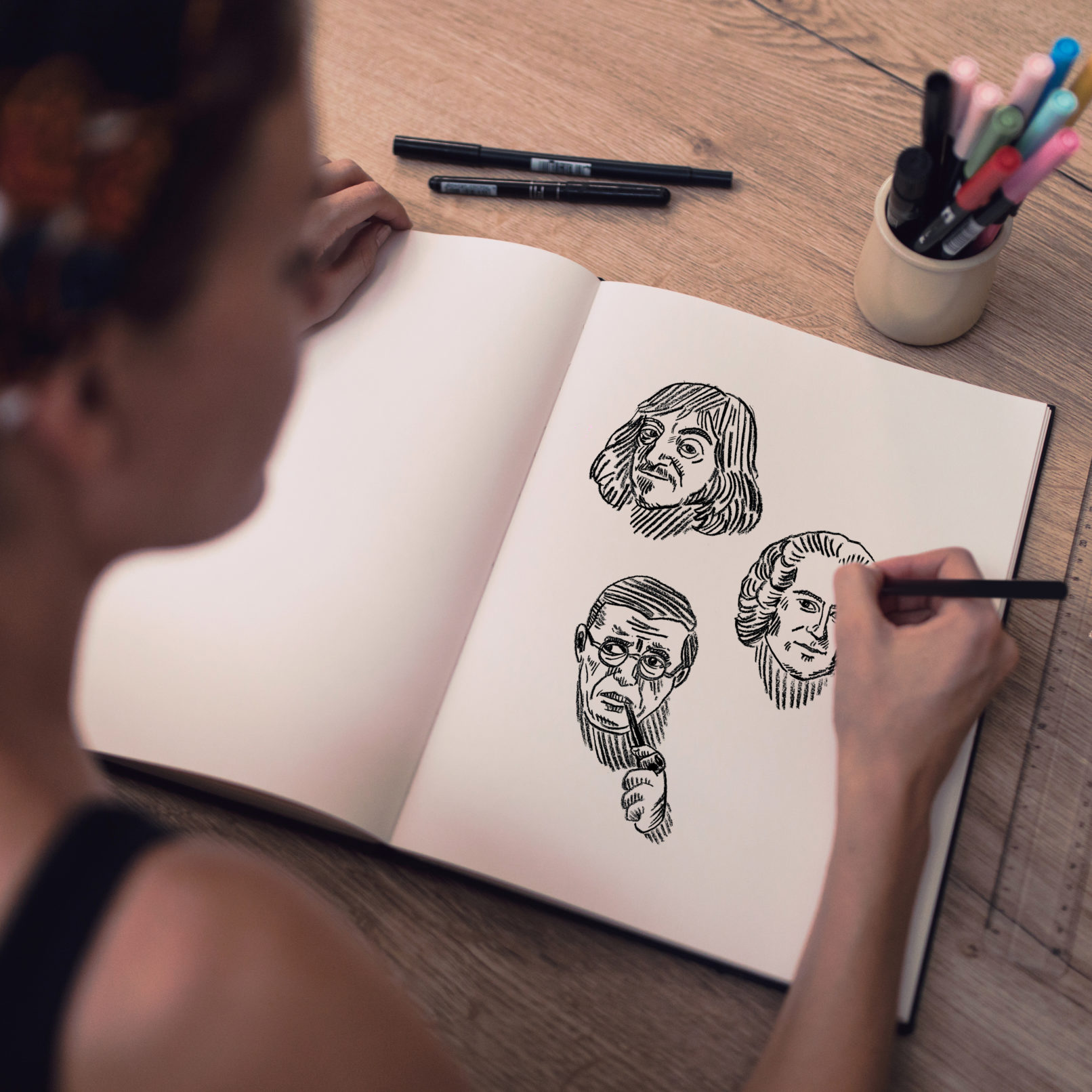 illustration philosophes