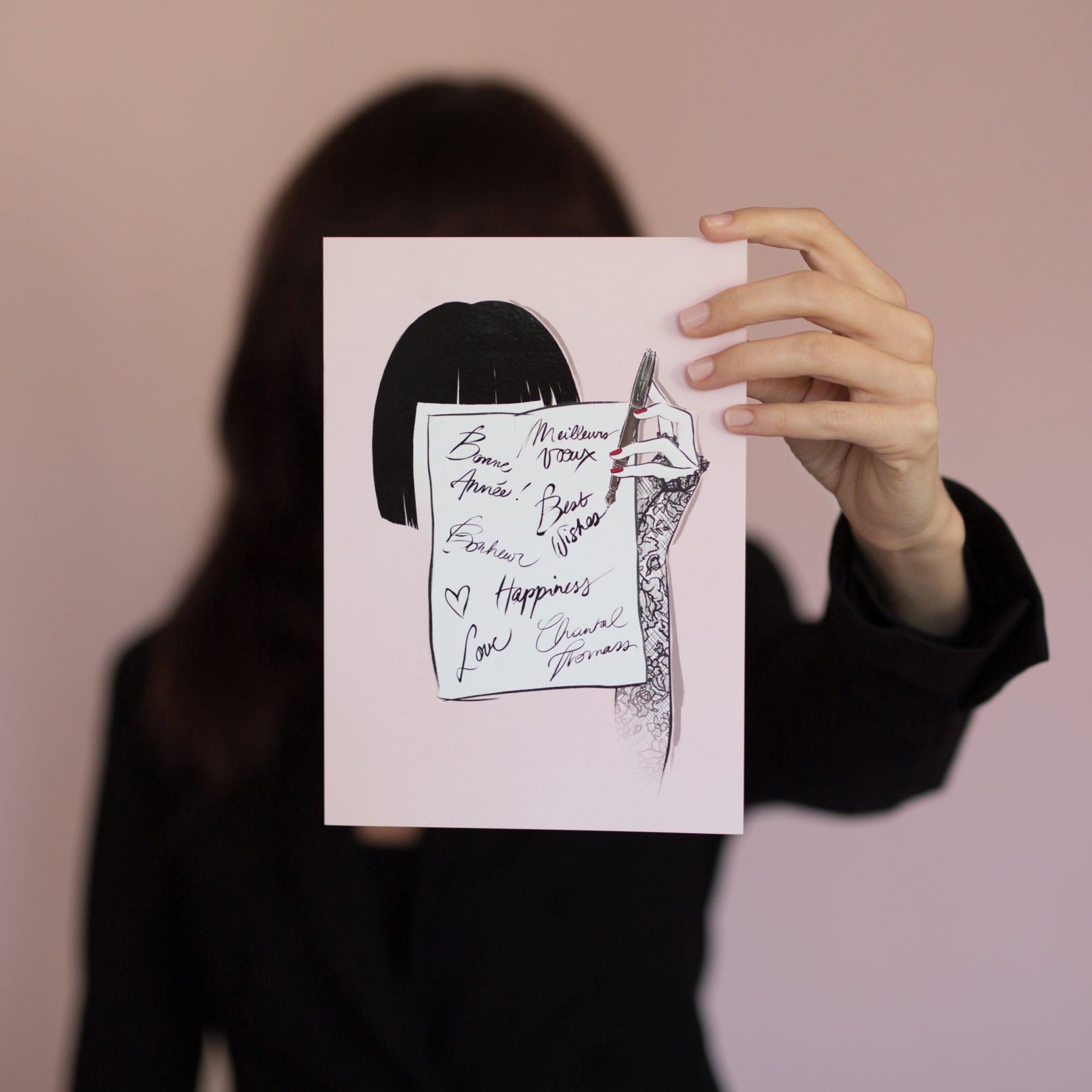 carte chantal thomass graphisme illustration