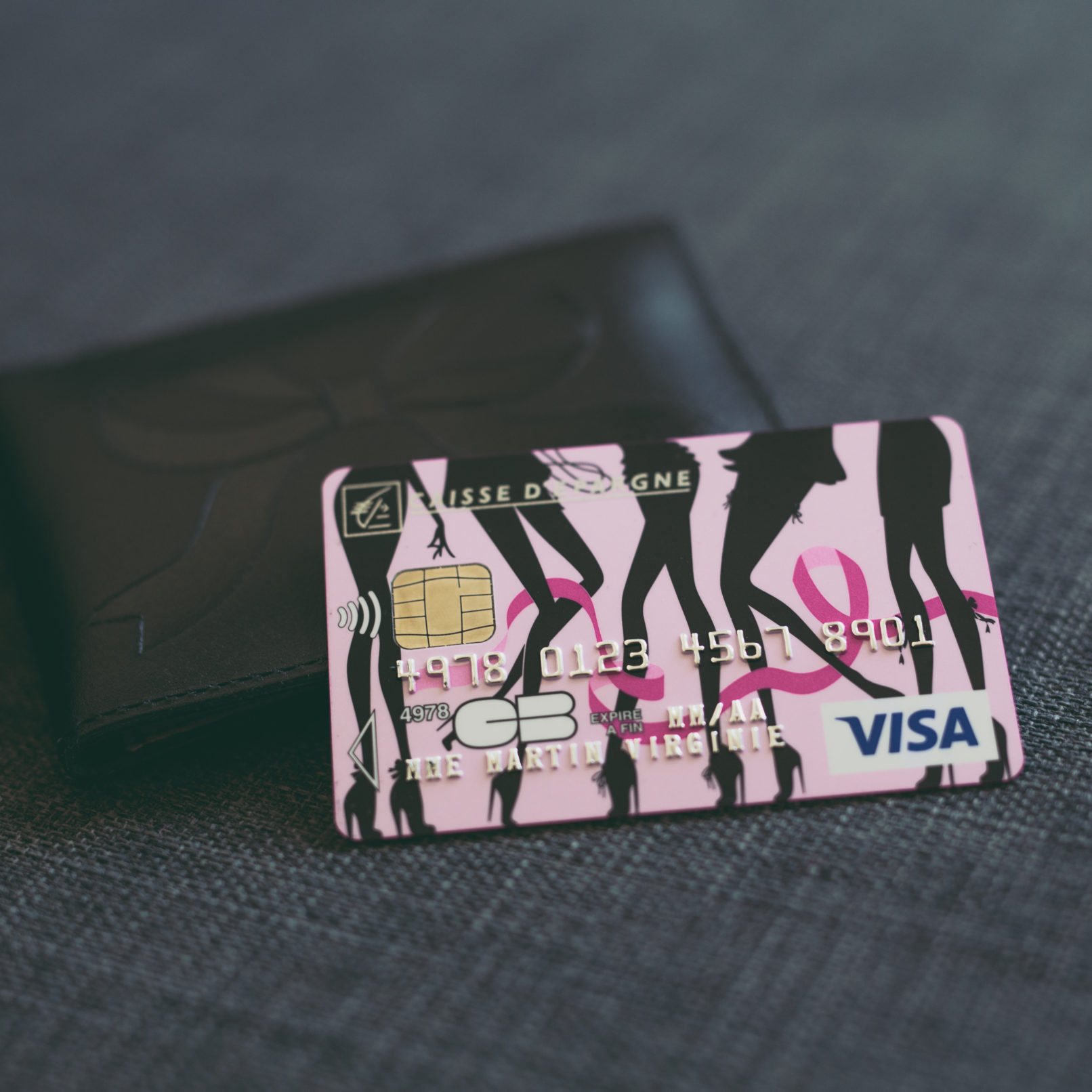 cartes bancaires chantal thomass illustration