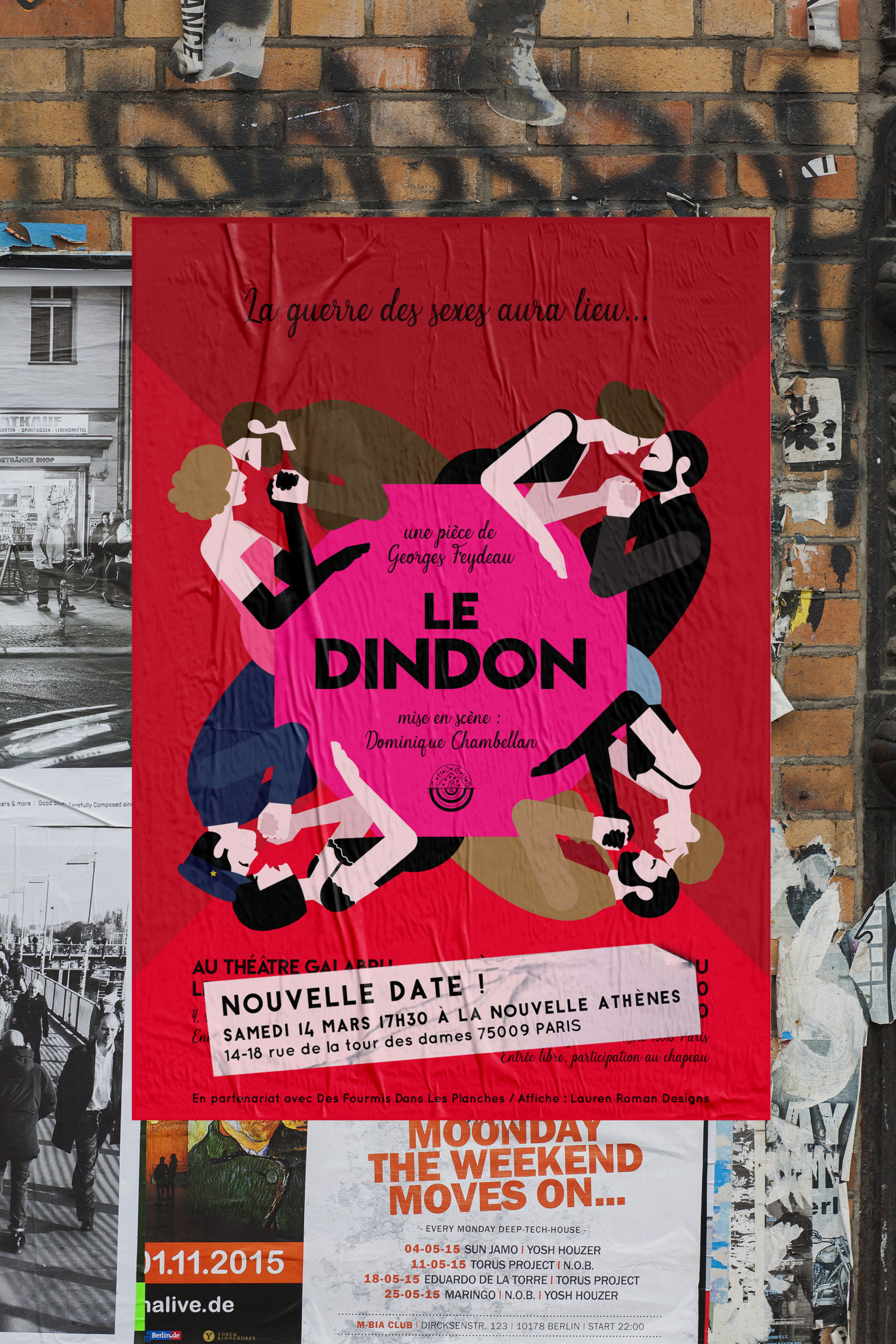 affiches théâtre graphisme illustration