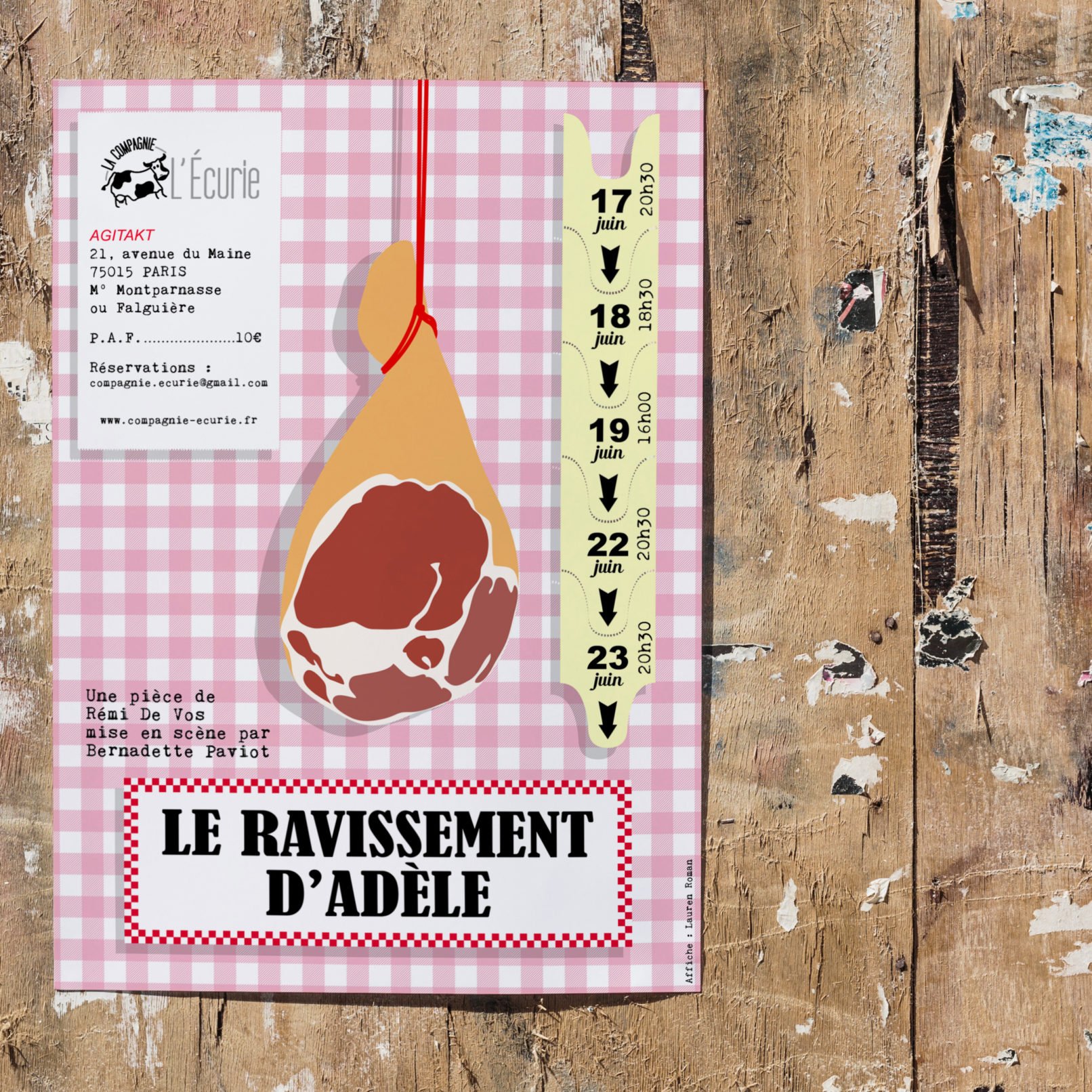 affiches théâtre graphisme illustration