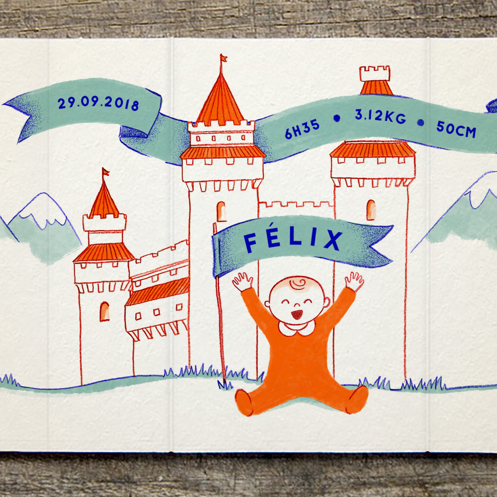 graphisme illustration design faire-part