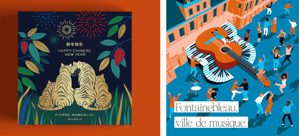 illustration, packaging, illustration fontainebleau, illustratrice 77