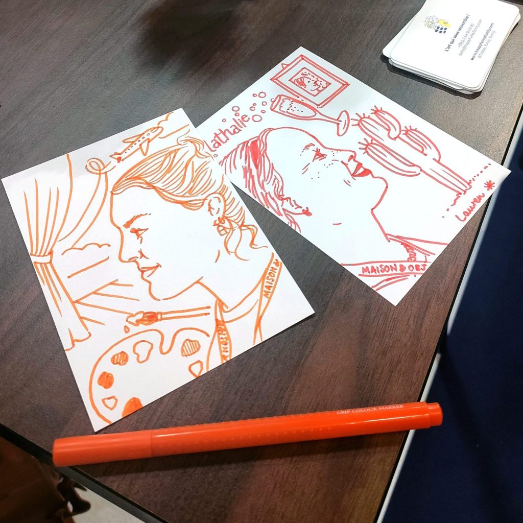 live drawing, portraits en live, portraits, événementiel, dessin en live, live sketching