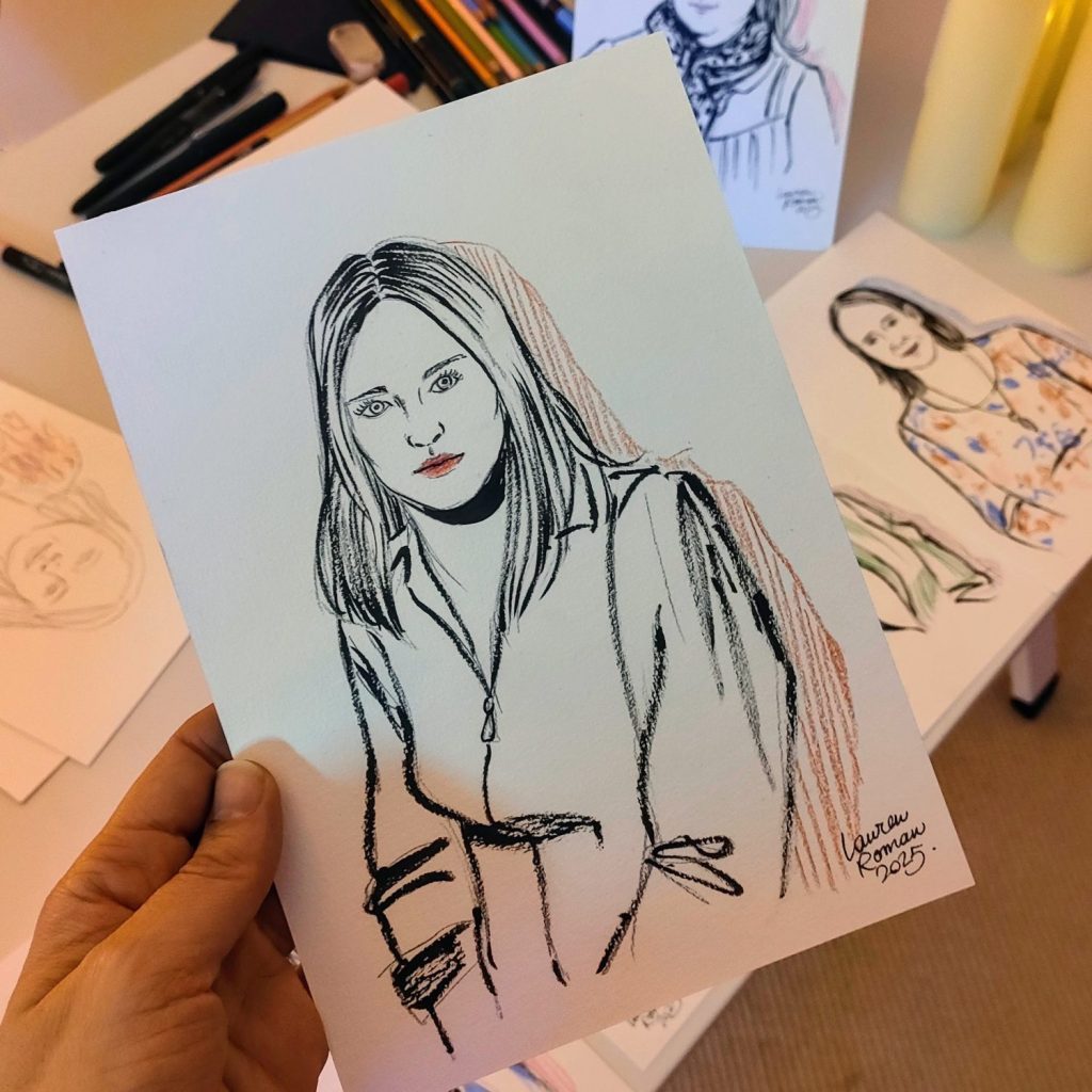 live sketching, live drawing, portraits en live, dessin événementiel, live event art, artiste événementiel, live sketch artist, portrait, portraitiste événementiel, brand activation, live portrait, animation evenement