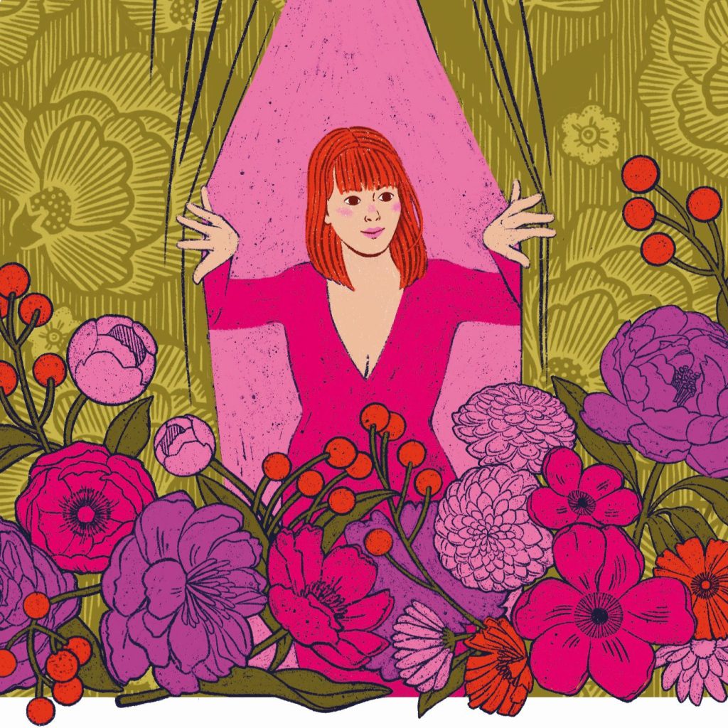 illustration, illustration femme, motif, corps féminin, illustratrice, illustration lifestyle, illustration fleurs, motif fleurs